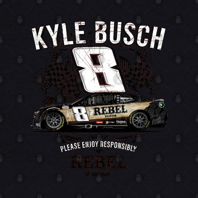 Kyle Busch Rebel Bourbon Car by ganisfarhan